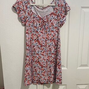 SO Multicolor Floral Women's Dress